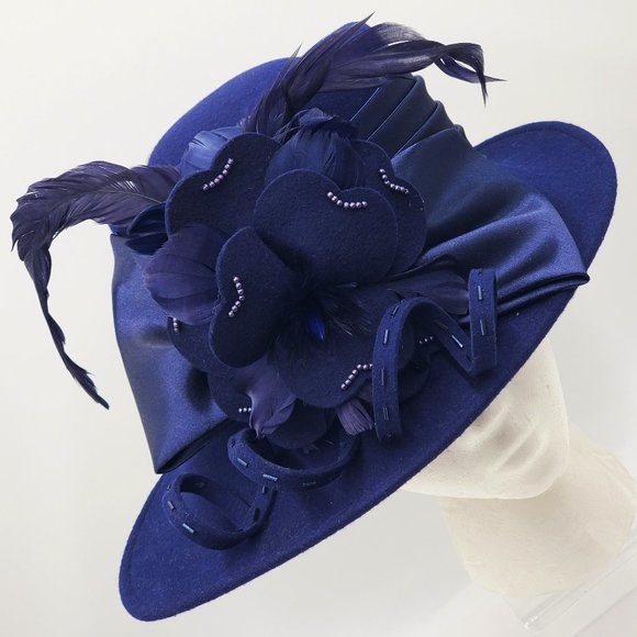 Something Special Royal Navy Wool Hat - NWT - Picture 1 of 16